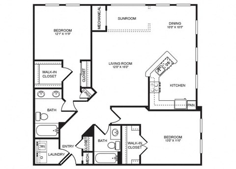 B3S floor plan at The Montgomery